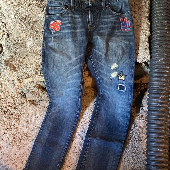 Custom patchwork Levi’s - Picture 9 of 10